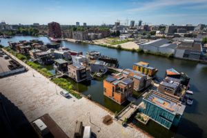 Schoonschip，阿姆斯特丹的浮动房屋开发。