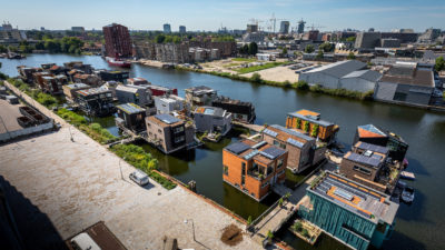 Schoonschip，阿姆斯特丹的浮动房屋开发。