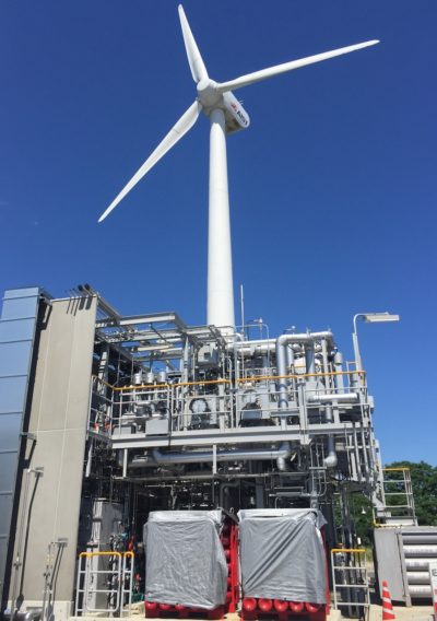 日本福岛可再生能源研究所的绿色氨飞行员项目。
